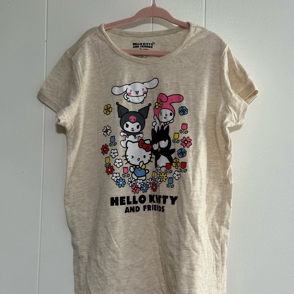 Sanrio Cream Hello Kitty & Friends Kids T-Shirt